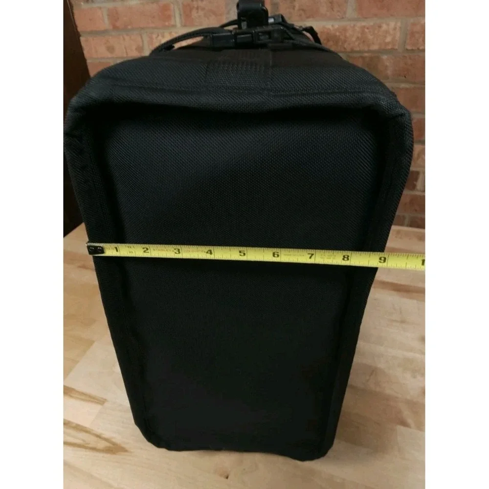 Tumi Alpha 4 Wheeled Rolling Collapsible 17X23 Luggage Bag Black Ballistic Nylon